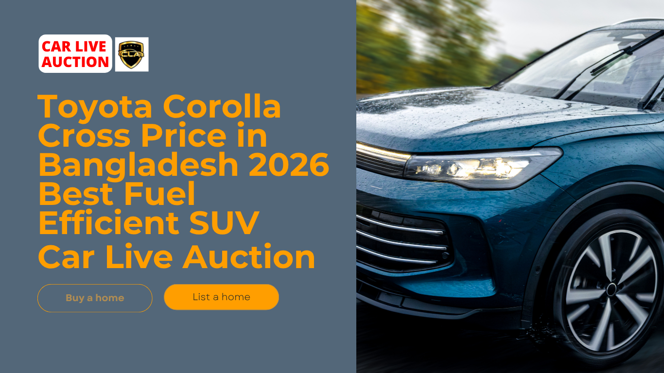 Toyota Corolla Cross Price in Bangladesh 2026 | Best Fuel Efficient SUV | Car Live Auction